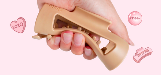 claw clip for all hair types – comfortable, durable claw clips – engineered by Mello