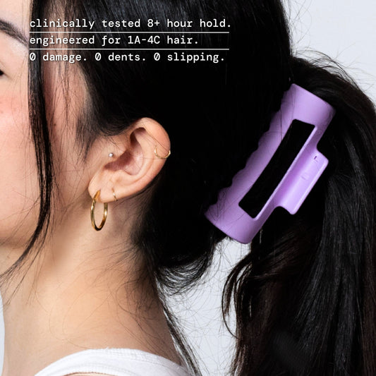 how to do a claw clip ponytail