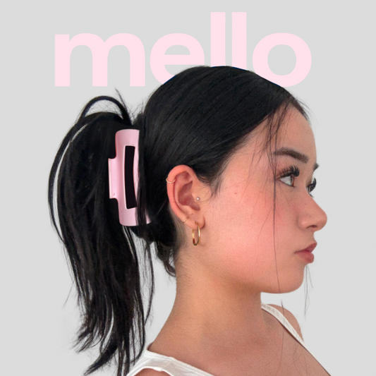 half up half down hairstyles – comfortable, durable claw clips – engineered by Mello