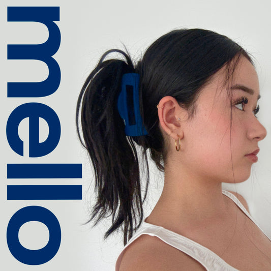 cloud clip - flexible clip, hair claw clip, soft claw clip for all hair types | MELLO